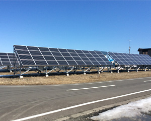 北海道　浜中町　産業用ソーラー発電