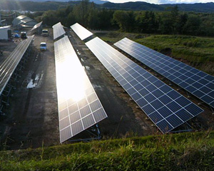 北海道　陸別　産業用ソーラー発電